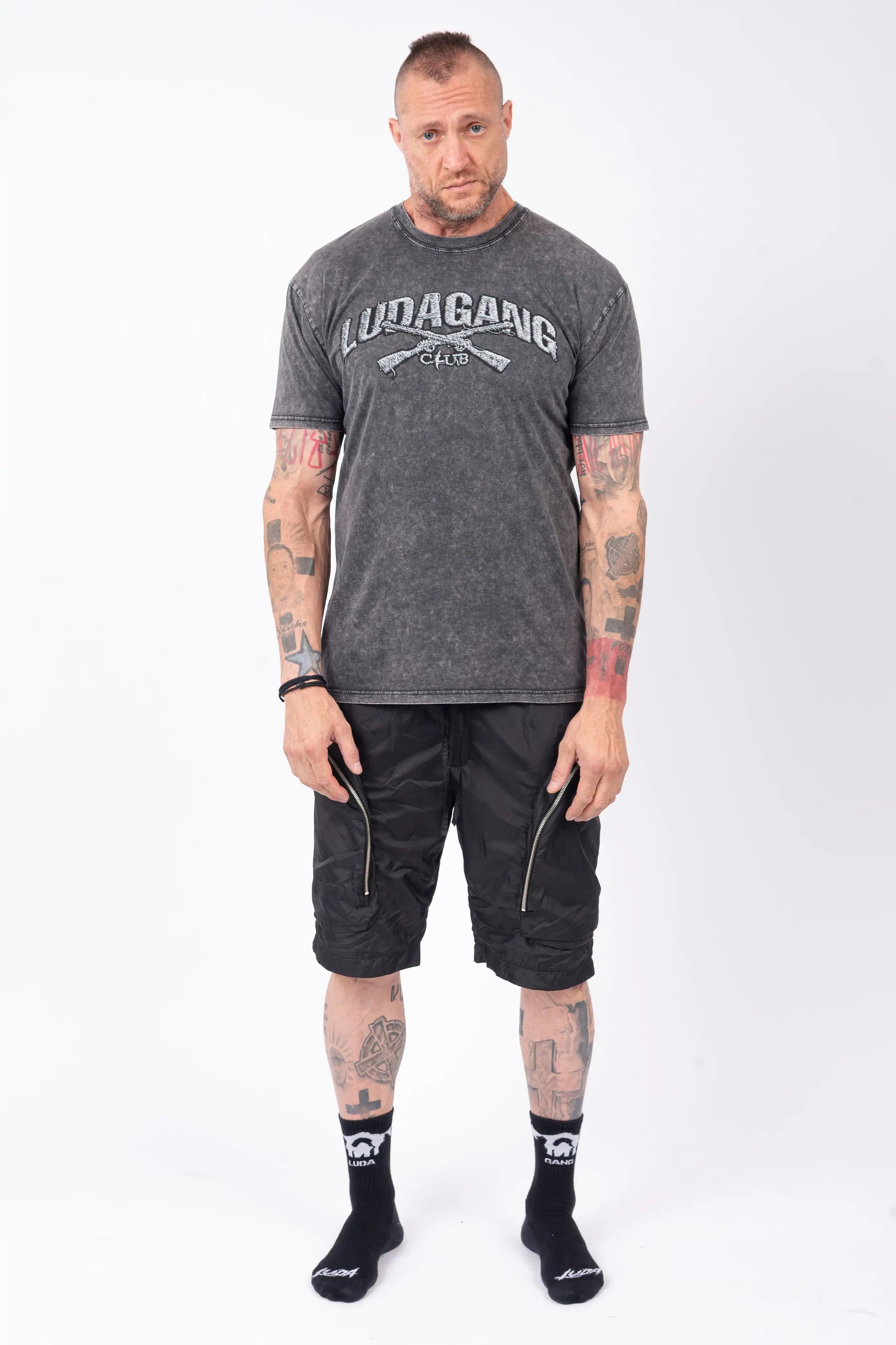Luda -  Zipper Pockets Cargo Shorts