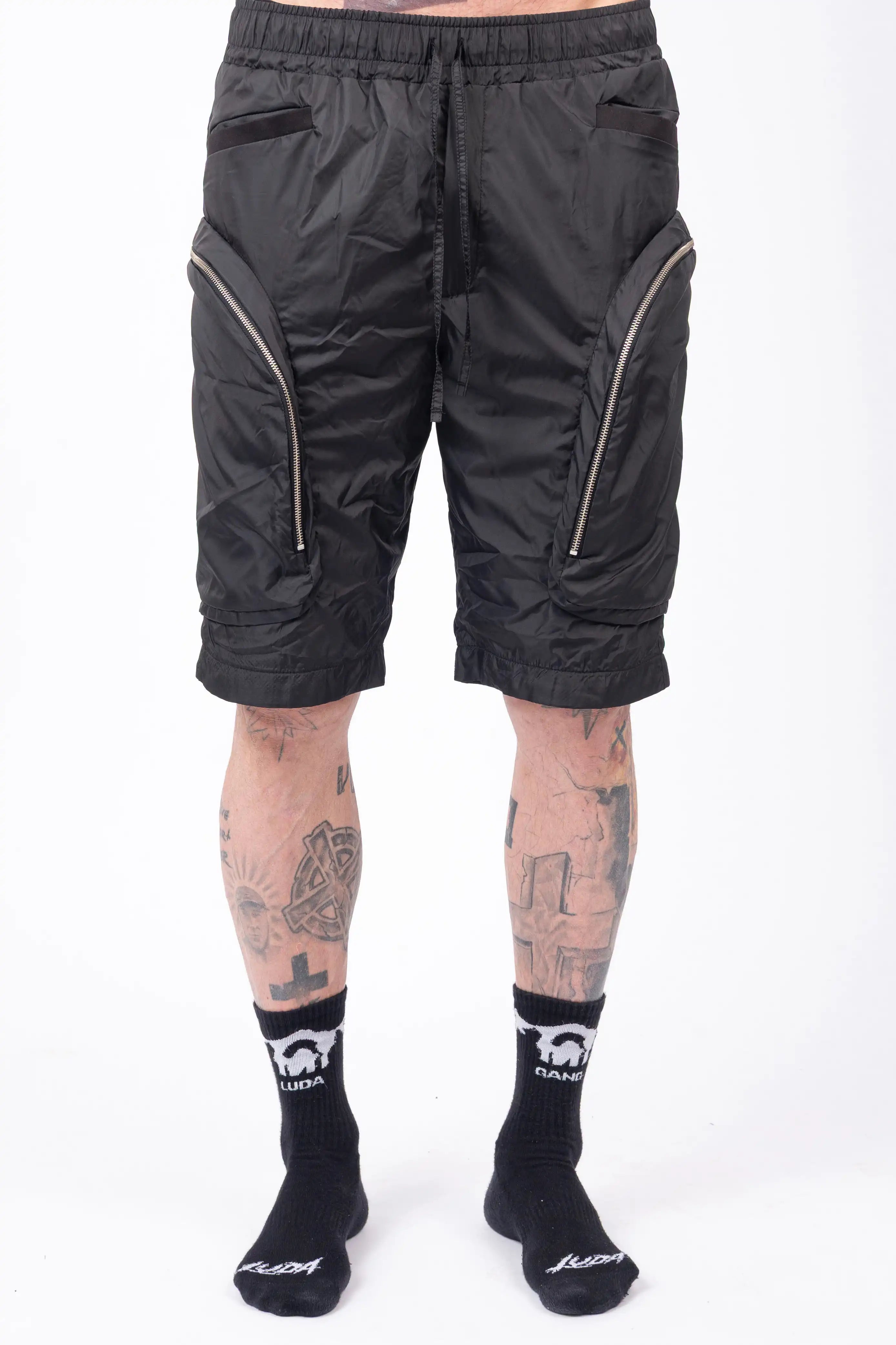Luda -  Zipper Pockets Cargo Shorts