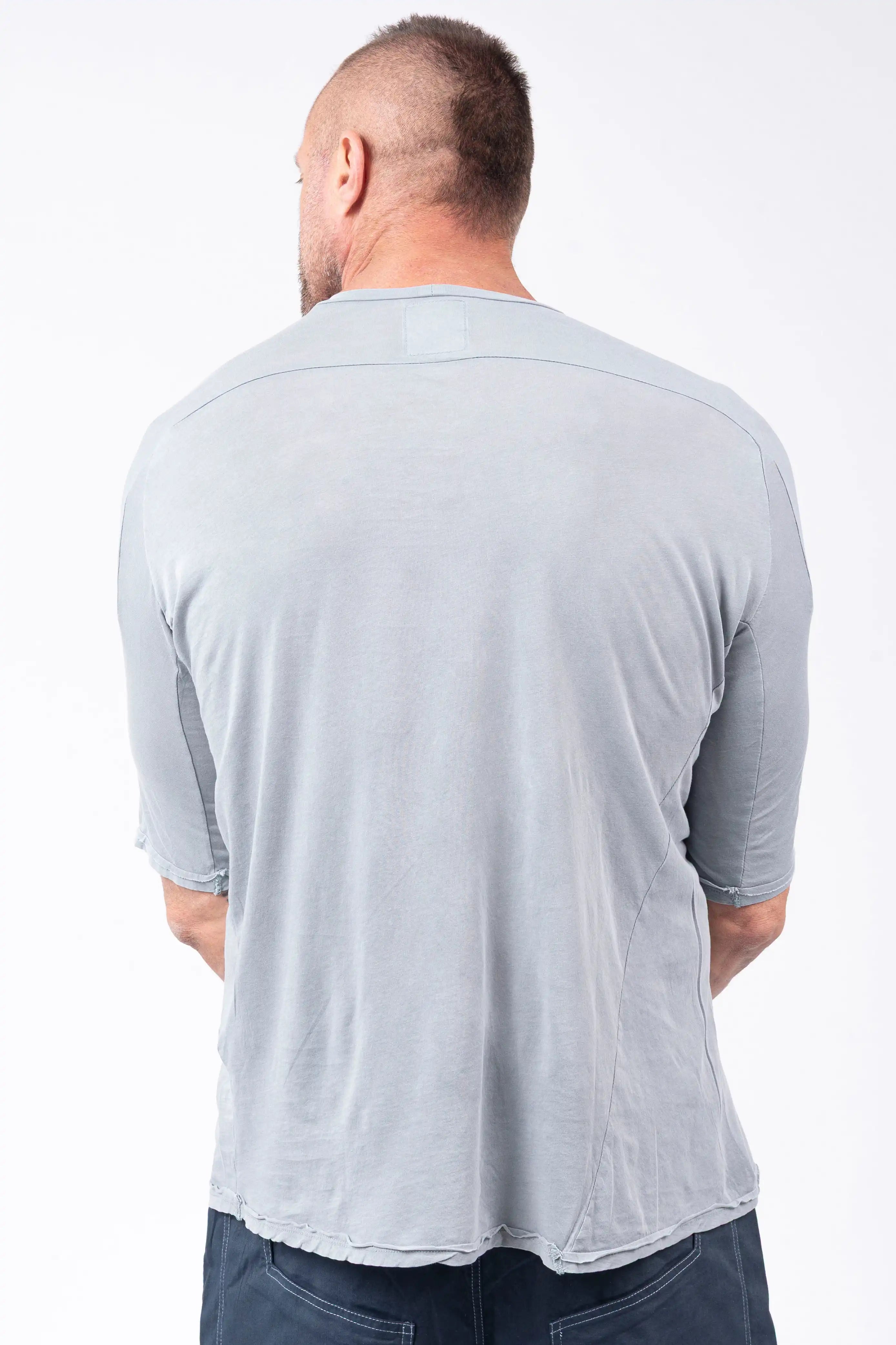 Luda - Plain Grey Dyed T-Shirt