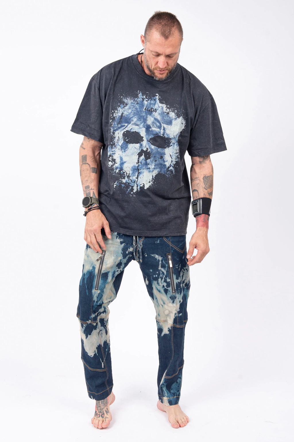 Luda - Ocean Blue Denim Pants