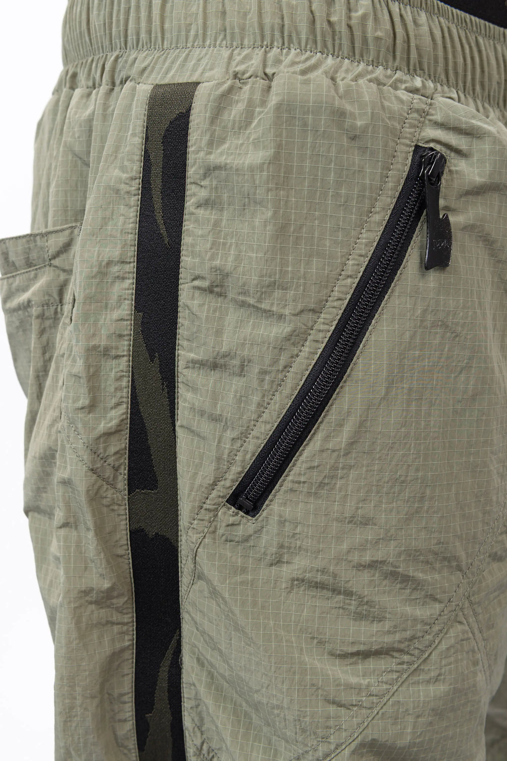 Luda - Zip Mesh Ventilation Pants - Military