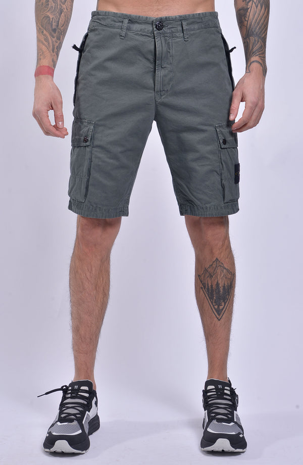 Stone Island - Slim Fit Cargo Bermuda Shorts